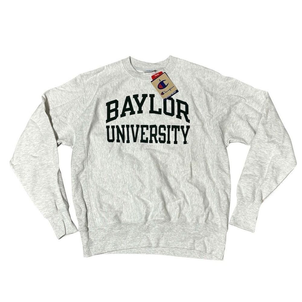 Champion Baylor University Men's Gray Crewneck Sweatshirt‎ Size M
